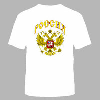 ФУТБОЛКА "РОССИЯ" Белая №217