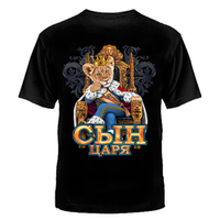 ФУТБОЛКА ПОДРОСТОК "ЛЬВЕНОК СЫН ЦАРЯ" №870pod