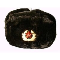 Ушанка тёмно коричневая